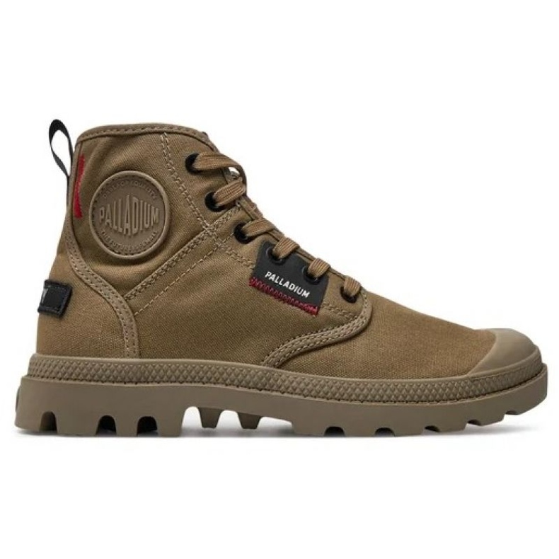 Scarpe Palladium Papa Hi Patch 79117-308-M marrone