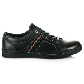 New Age Scarpe da ginnastica in pelle nero