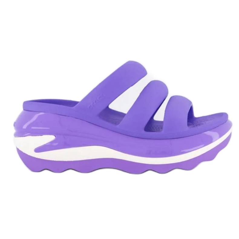 Zoccoli Crocs Mega Crush con cinturino triplo 209842-5AJ viola
