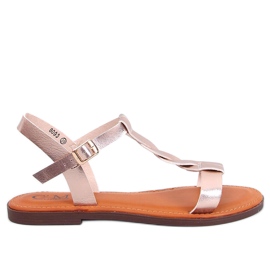 Sandali da donna Pourta Champagne d'oro