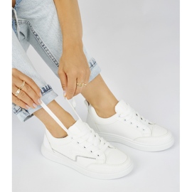 Scarpe da ginnastica bianche da donna bianca