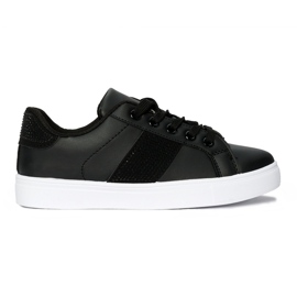 Sneakers nere sulla piattaforma nero