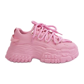 Sneakers da Donna con Suola Grossa, Rosa Nevela
