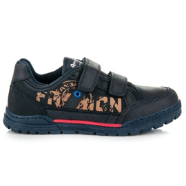 American Club Stivali per ragazzo su velcro blu
