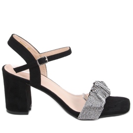 Sandali con tacco alto Dash Black nero