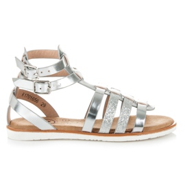 Kylie Sandali romani grigio