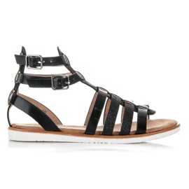 Kylie Sandali romani nero
