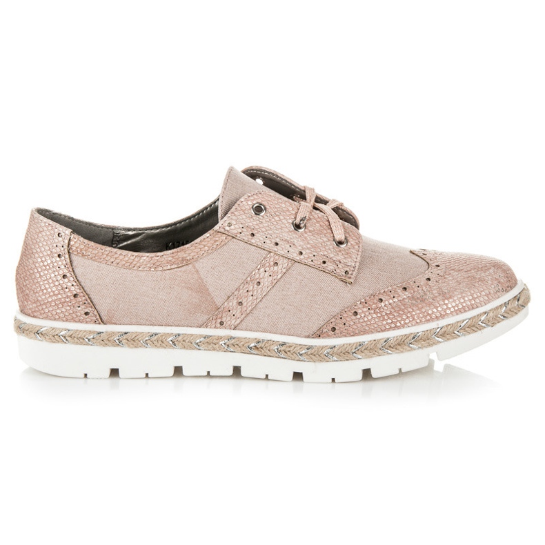 Scarpe kylie con lacci rosa
