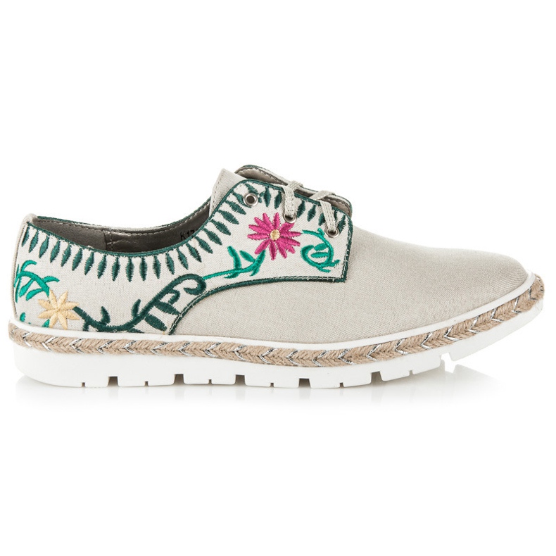 Kylie Scarpe da donna con ricamo marrone