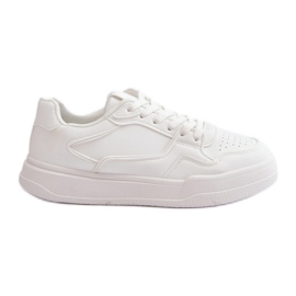 Sneakers Classiche da Donna Realizzate in Eco Pelle, Meriora Bianco