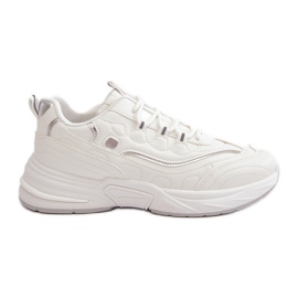Scarpe Sportive Sneakers Eco Pelle Bianca Verilisse bianco