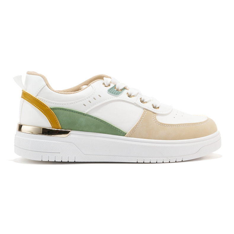 Scarpe sportive da donna con plateau multicolore