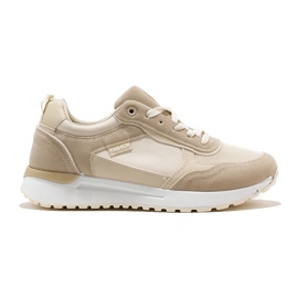 Scarpe sportive beige da donna