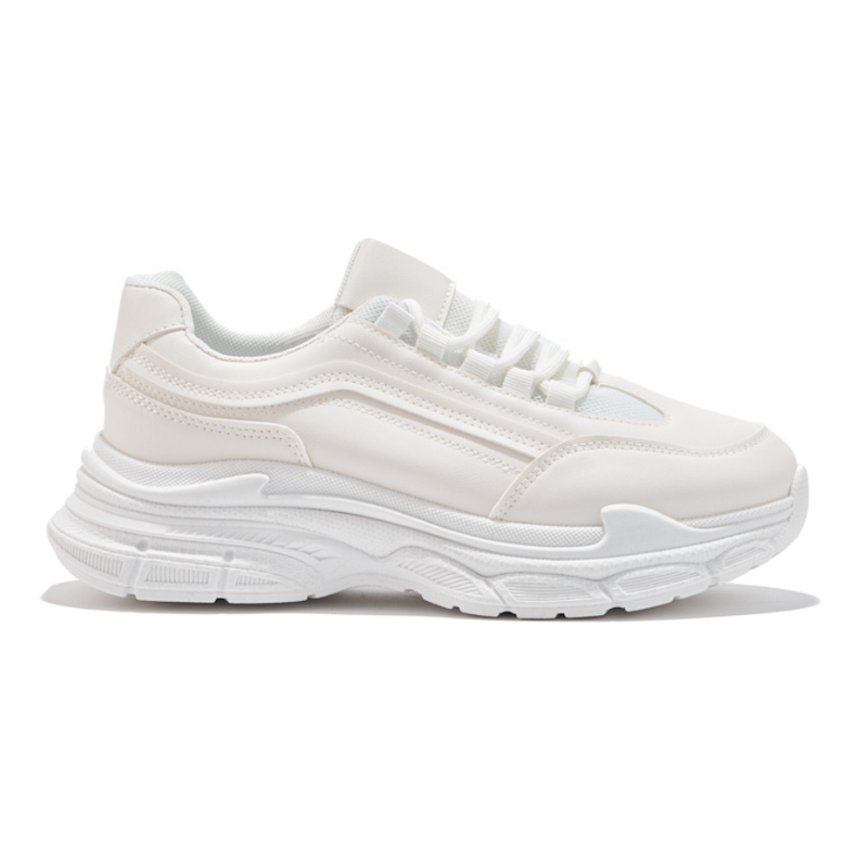 Scarpe da ginnastica bianche da donna bianca