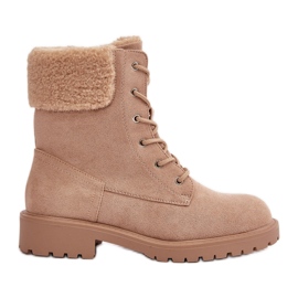 Stivali da lavoro isolati da donna con cerniera Beige Mivael