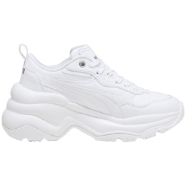 Scarpe Puma Cilia con zeppa 393915 02 bianco