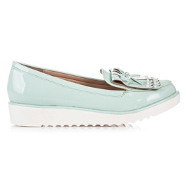 Scarpe VICES laccate di menta verde