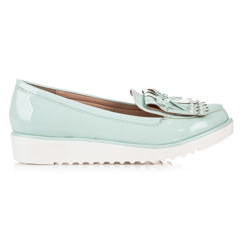 Scarpe VICES laccate di menta verde