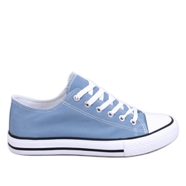 Sneakers classiche da donna Basic Jeans blu