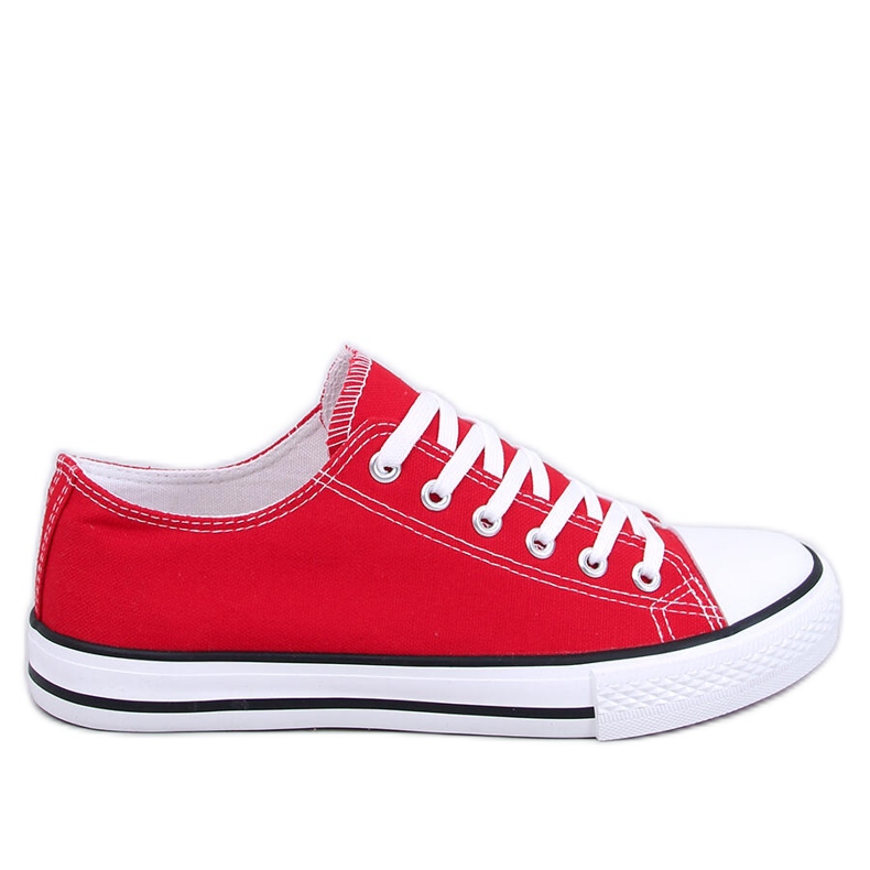 Sneakers classiche da donna Basic Rosse rosso