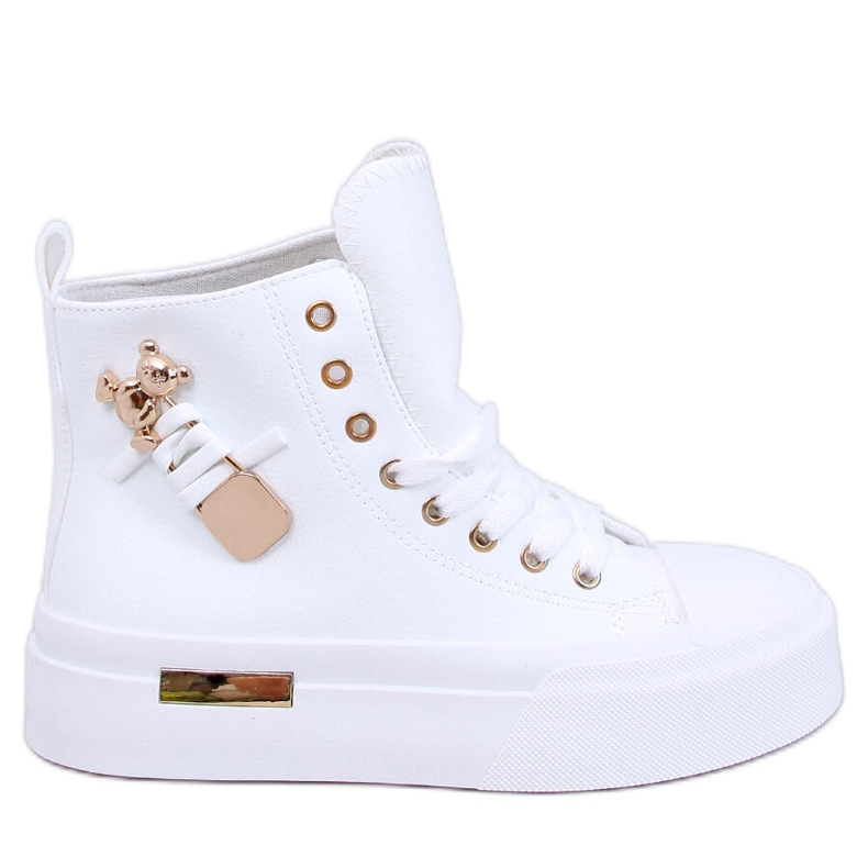 Abba Scarpe da ginnastica alte bianche bianca