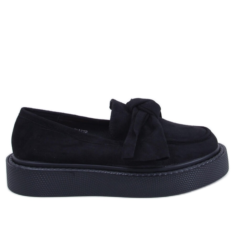 Tempelton Mocassini in camoscio nero con fiocco