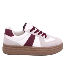 Scarpe da ginnastica da donna Melba Wine beige