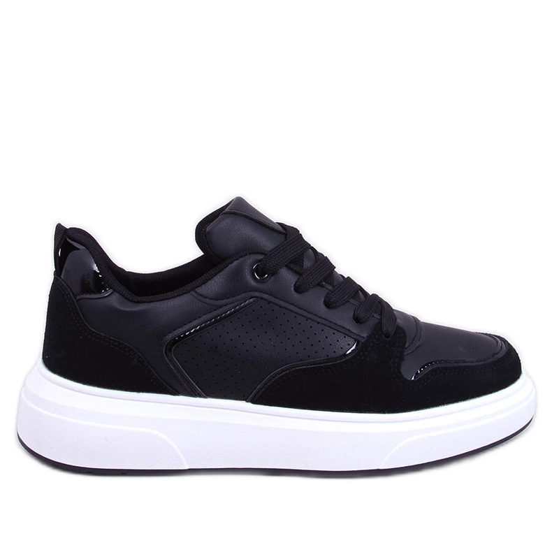 Restante Sneakers nere con suola alta nero