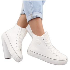 Sneaker alte isolanti, Big Star bianche OO274788 bianca