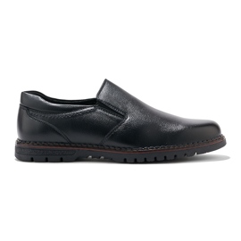 Scarpe slip-on nere da uomo nero