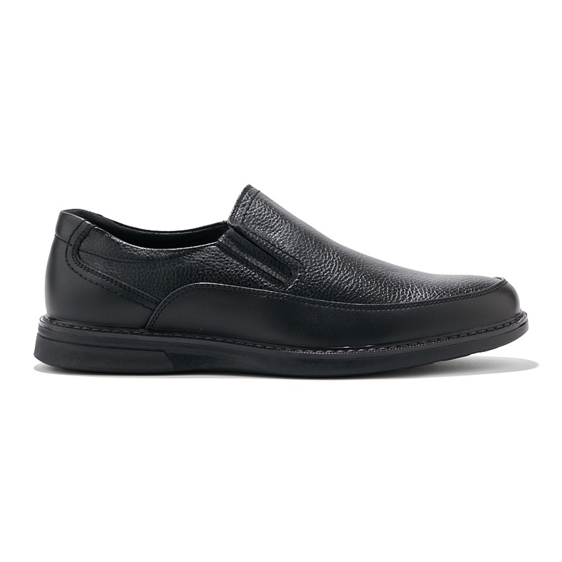 Scarpe slip-on nere da uomo nero