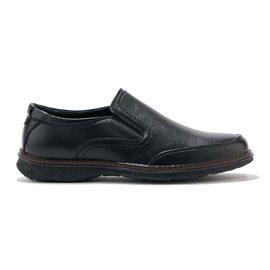 Scarpe slip-on nere da uomo nero