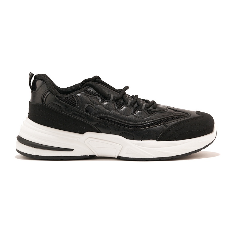 Scarpe sportive da donna nere con suola spessa nero