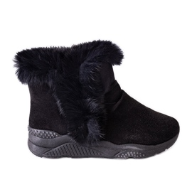 Sneakers isolanti nere con zeppe Lara nero