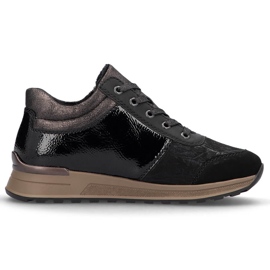 Sneakers nere isolanti da donna Rieker N1407-00 nero