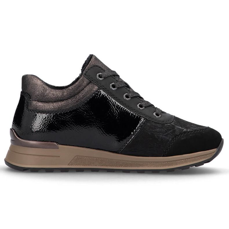 Sneakers nere isolanti da donna Rieker N1407-00 nero