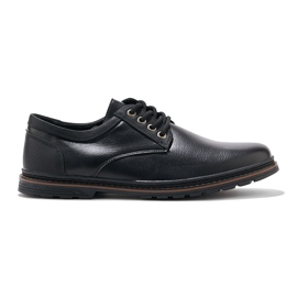 Scarpe stringate da uomo nere nero