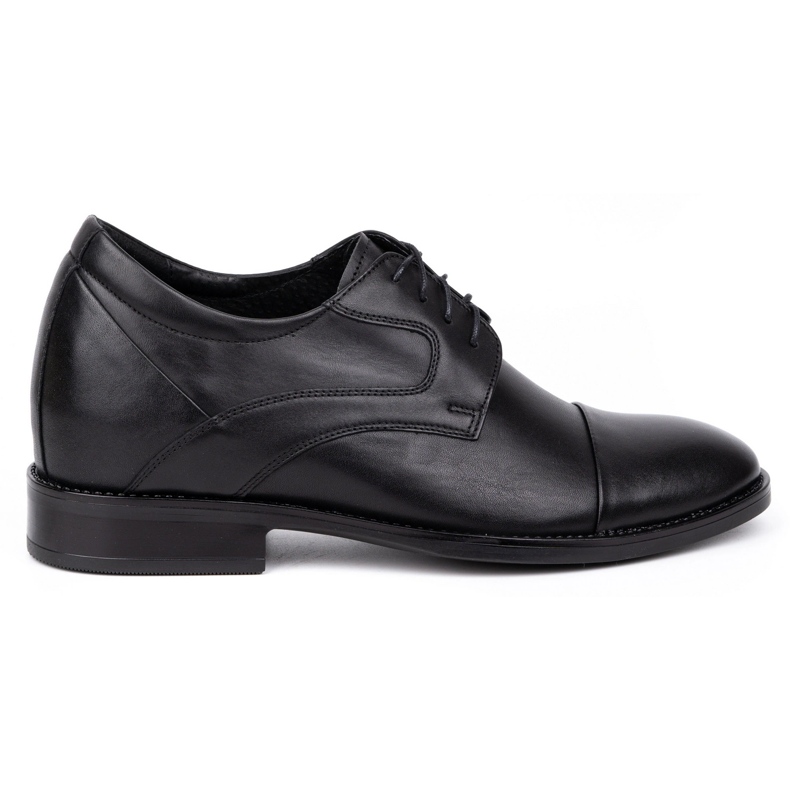 Olivier Scarpe casual aumentanti da uomo P14, nere nero