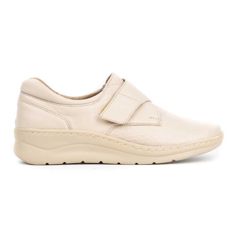 WASAK Sneakers da donna in pelle 0539W, panna beige