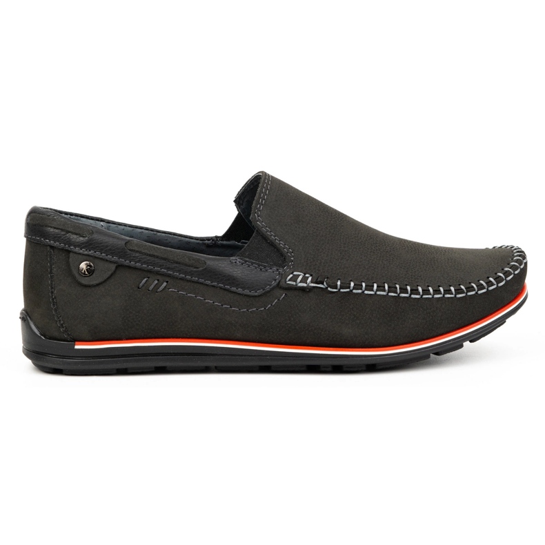 KOMODO Mocassini da uomo in pelle 920K, colore nero