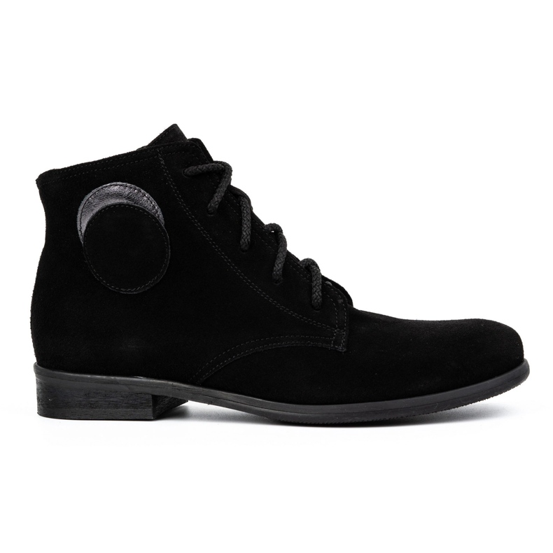 Olivier Stivali isolanti in pelle scamosciata da donna 1024 neri nero