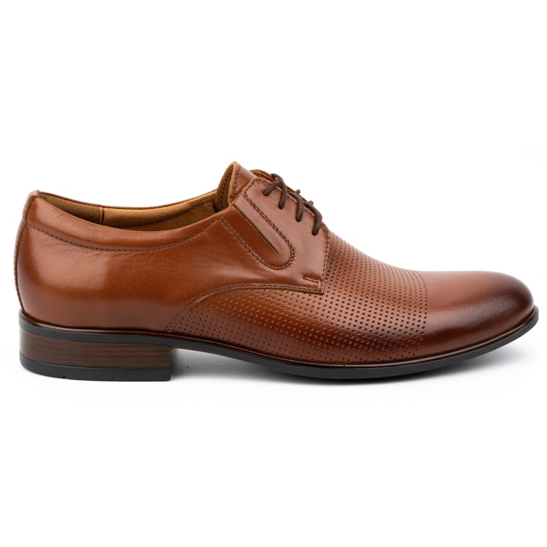 Kampol Scarpe formali da uomo in pelle 324KAM marrone