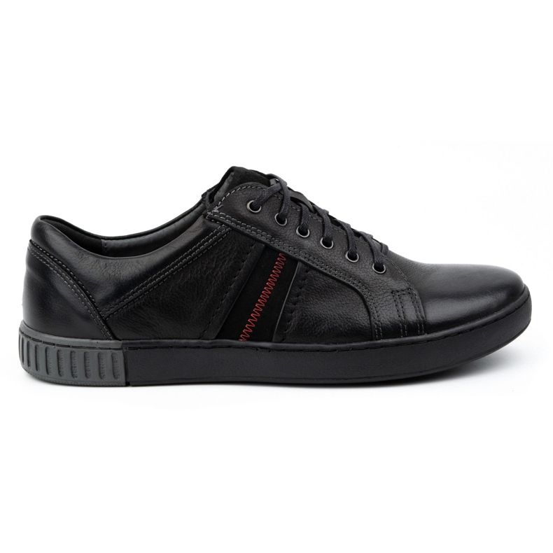 Kampol Scarpe casual in pelle da uomo 29KAM Nere nero