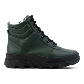 WASAK Doposci invernali da donna in pelle 0697W verde