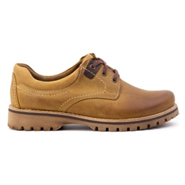 KOMODO Stivali in pelle da uomo 879 rossi arancia
