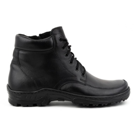 WASAK Stivaletti isolanti da uomo, in pelle Polish 0151W, neri nero