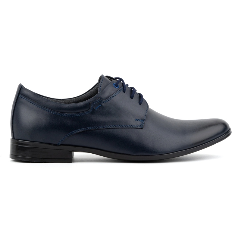 Olivier Scarpe formali da uomo in pelle 263LU, colore blu navy