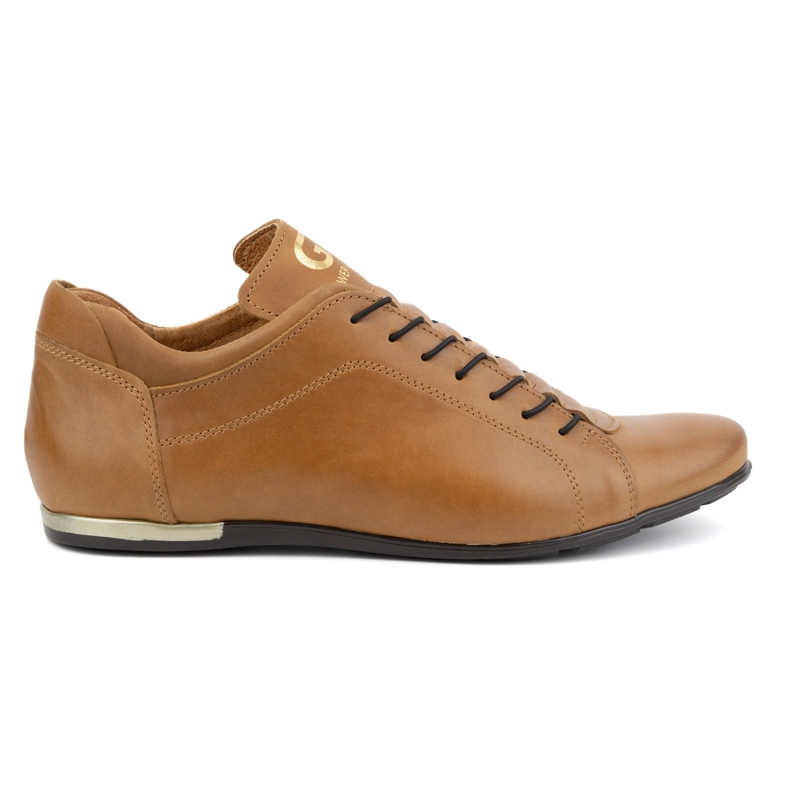Polbut Scarpe sportive da uomo in pelle 2123 rosse beige