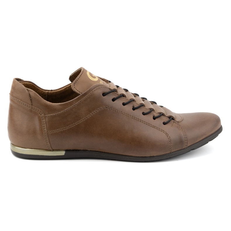 Polbut Scarpe sportive da uomo in pelle 2123 marrone