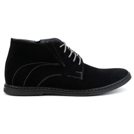 Olivier Stivaletti Chelsea stringati da uomo 307lu, neri nero